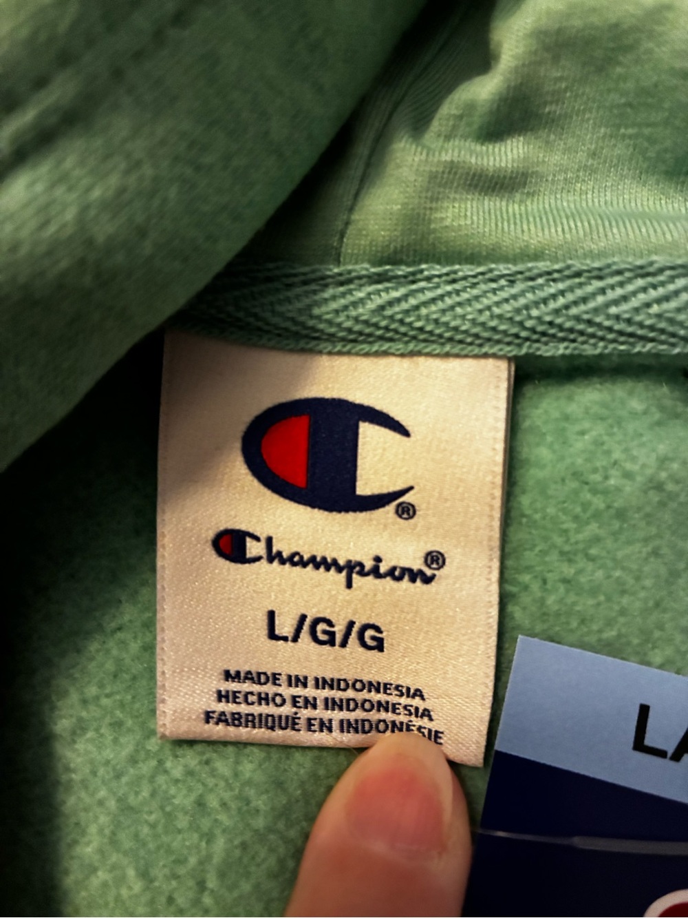 Champion Women's Full-Zip Hoodie in Mint Green - Picture 5 of 14